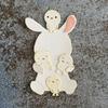 Bunnies Shape Cutting Dies Scrapbooking Stencils Carbon Steel Die Cut Templates for Card Making Packaging Decoration