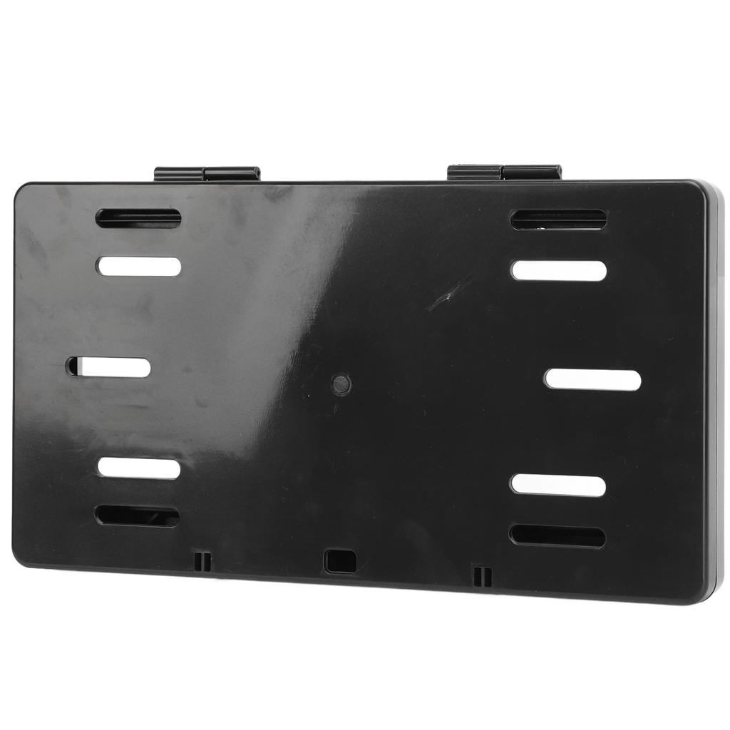 Roller Blind Licence Plate Frame Electric Cover Up Hide Shutter Plate Holder Bracket with Remote
