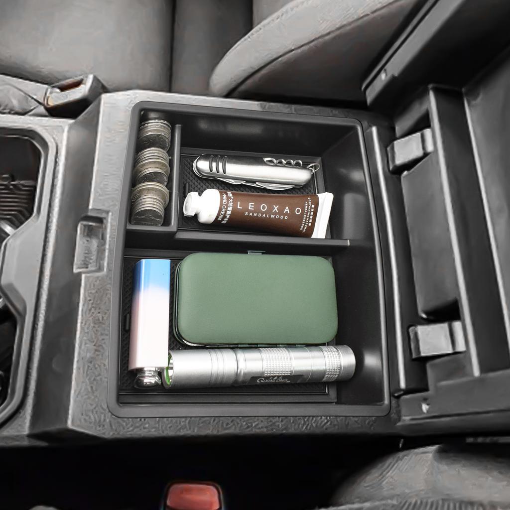Center Console Tray Armrest Box for Toyota Tacoma 2025 Armrest Storage Car Box Center Console Organizer ABS Accessories Car Box