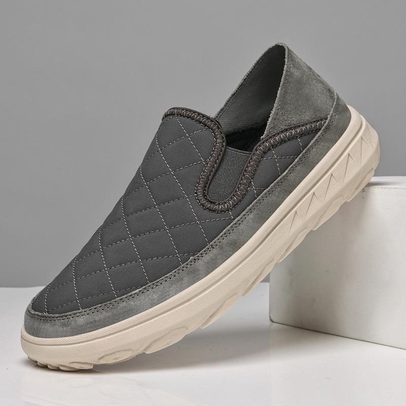 

Мужская обувь 2025 лето новая мужская обувь в простом стиле повседневная дышащая ленивая на одной педали на каблуке платформе 45 серый