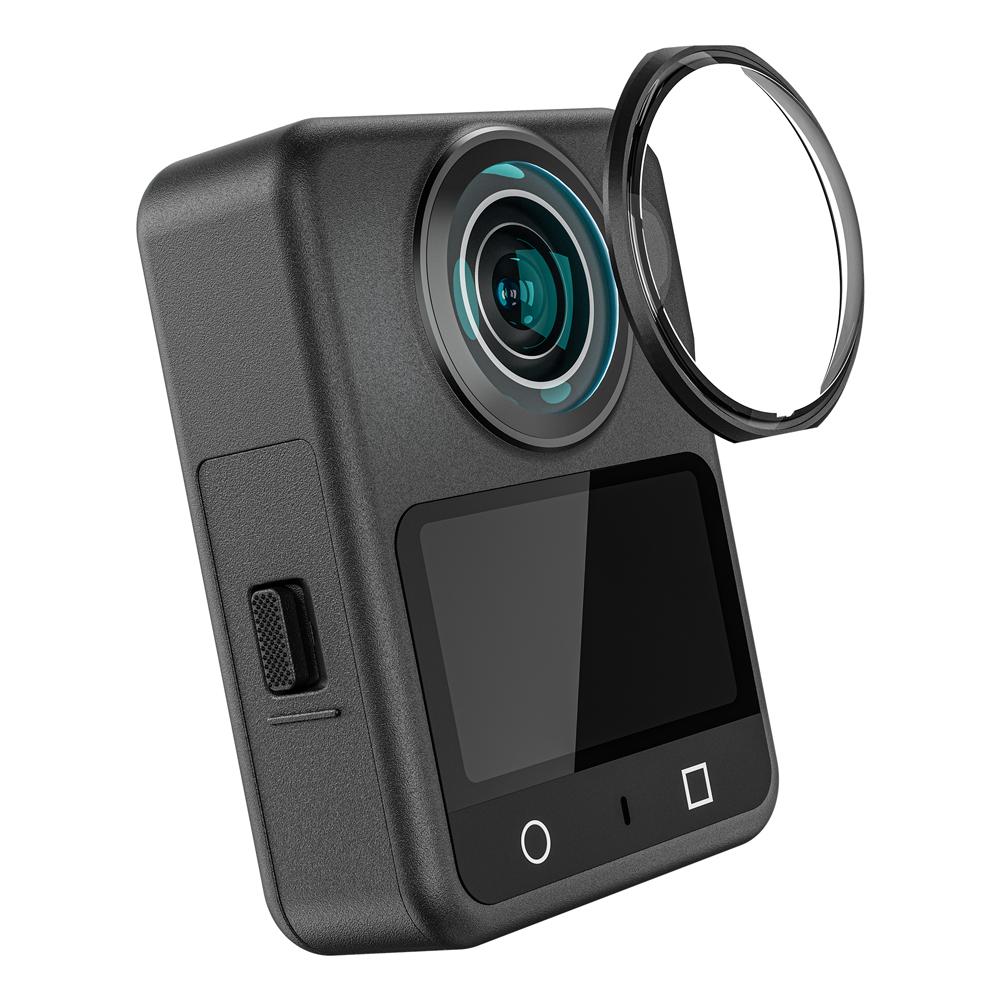 2 Stück Linsenschutz für DJI OSMO 360 Panorama Kamera Linsenschutzabdeckung Wasserdicht und Staubdicht Linsenschutz Zubehör