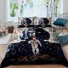 Cartoon/Anime Mobile Suit Gundam Bedding Set, Printed Single Duvet Cover and Pillowcase 3-Piece Set, Available in Children's and