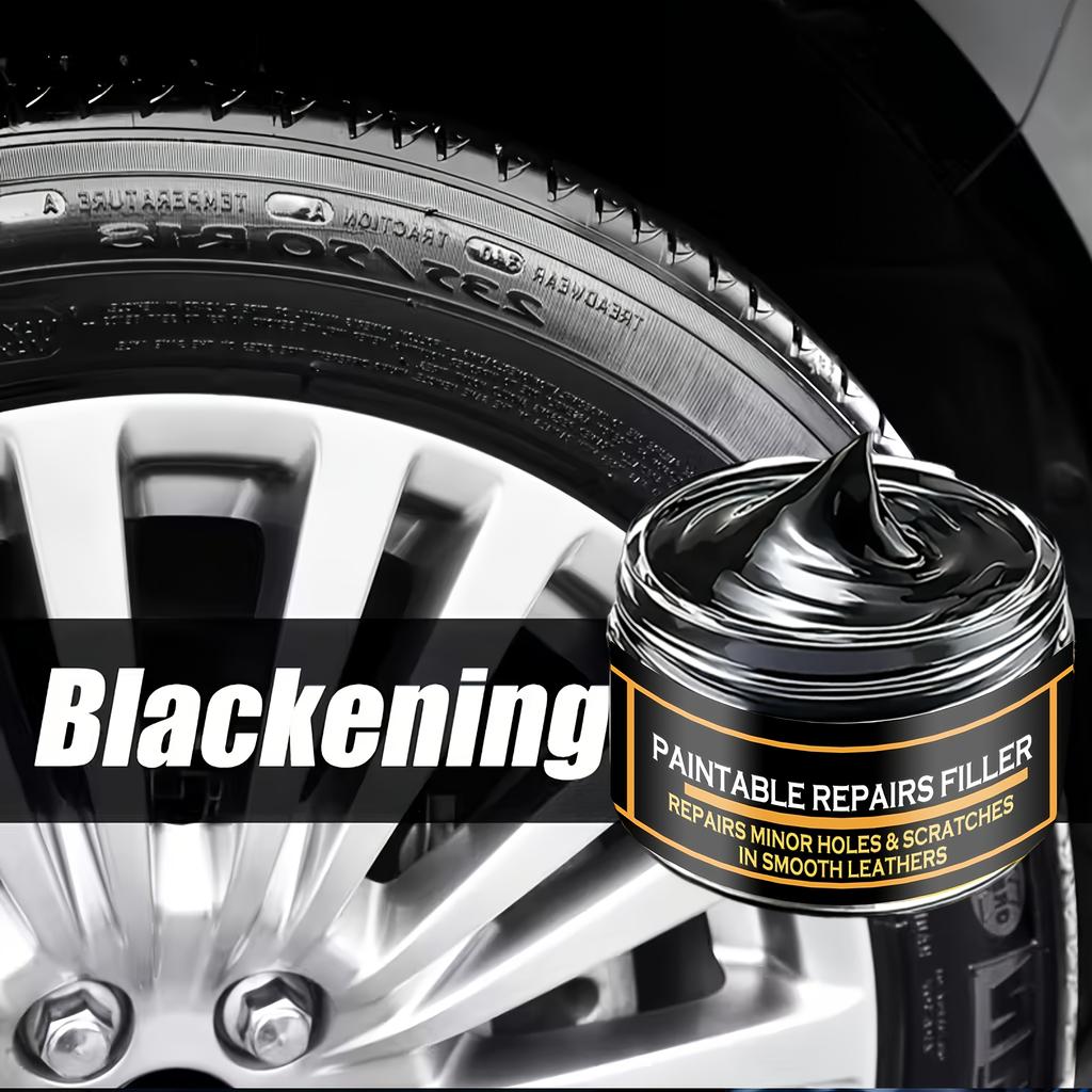 Car Scratch Repair Wax & Trim Restorer – Nano Crystal Tech for High Gloss, Plastic & Tire Protectant, Yellowing Removal
