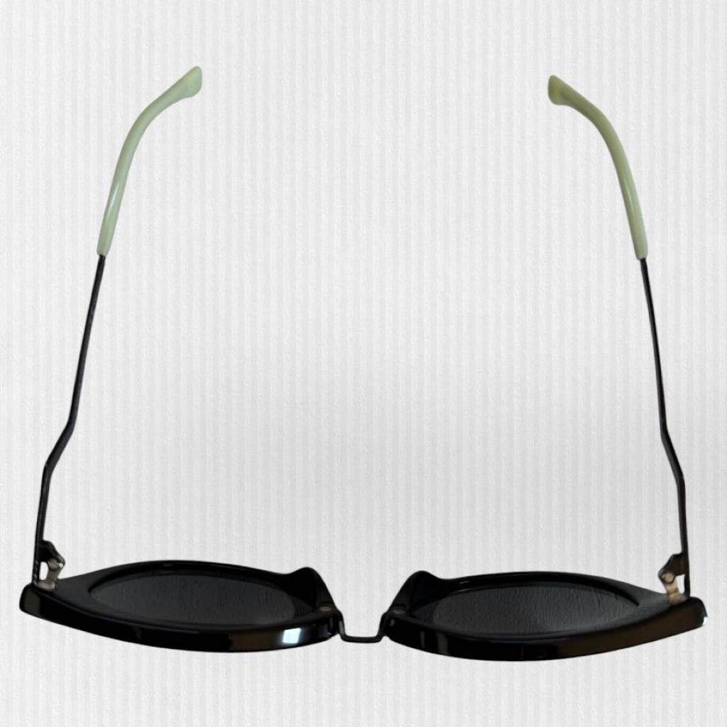 Used [Fendi] FENDI Cat Eye Sunglasses ORCHIDEA Black Geometric