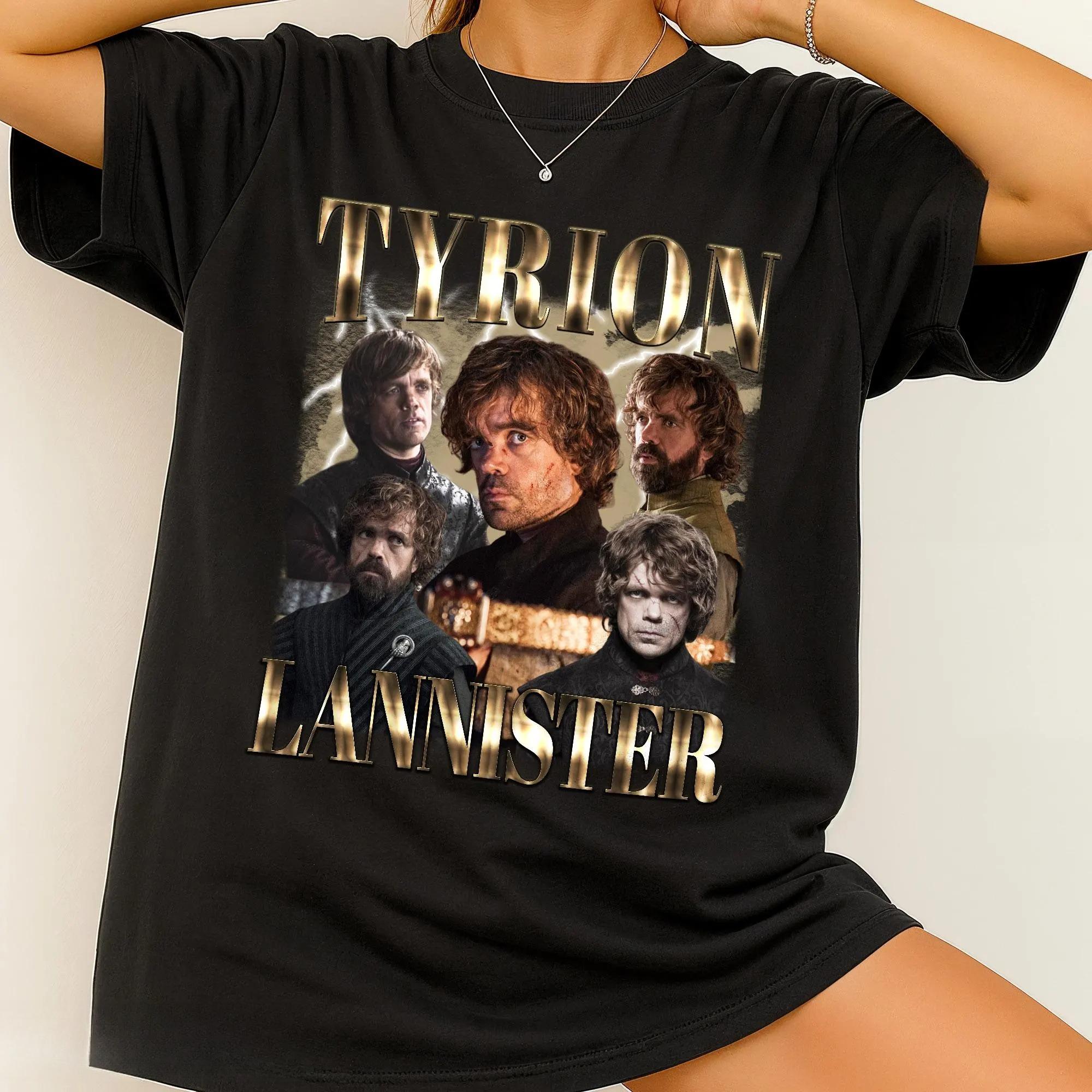 

Tyrion Lannister Printed Womens Tshirt for Spring and Summer Fashion Trend Pure Cotton Top Round Neck Short Sleeved Tshirt S
