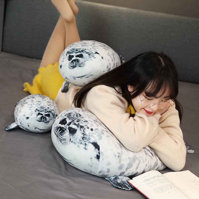 Osaka Spotted Seal Pillow Plush Toy
