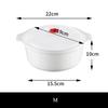 S/M/L Microwave Oven Special Box Heated Soup Pot Dumpling Rice Hot Ranmen Bowl Household Noodles Bowls Containers Kitchen Gadget