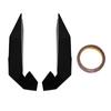 2 Buc. Canards Bară Față Splitter Aripioare Negru Pentru Honda Civic Type-R 2016-2021