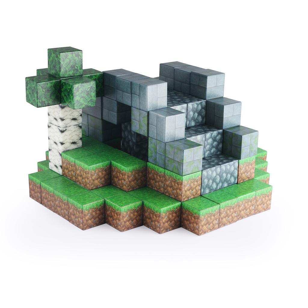 Pixel World Magnetic Building Block Assembly Toy Decompression Children'S Educational Toys 25Mm Size