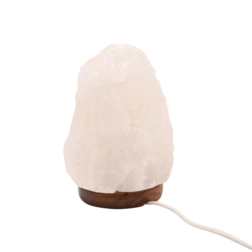 Serenity Natural White Rock Salt Lamp - 1-2kg