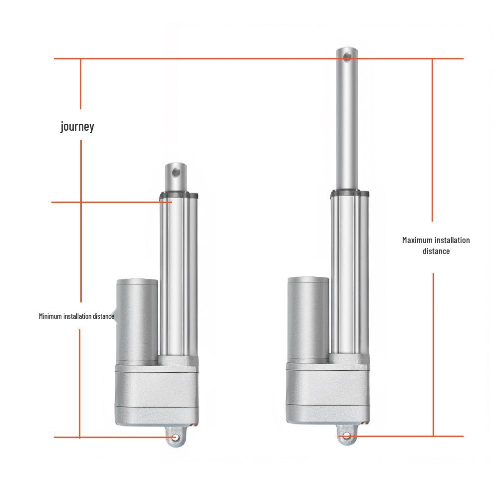 12V/24V 150mm Stroke Linear Actuator with