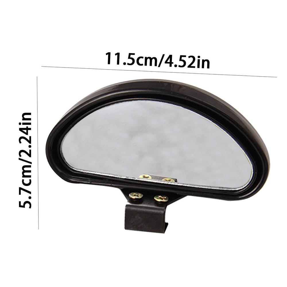 Car Adjustable Wide Angle Side Rear Mirrors High-Definition Convex Blind Spot Mirror Snap Way Parking Auxiliary Rear View Mirror