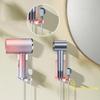 Hair Curler Straighteners Holder Wall-Mounted Hair Dryer Organizer Curling Bracket Detachable Shaver Rack Bathroom Accessories