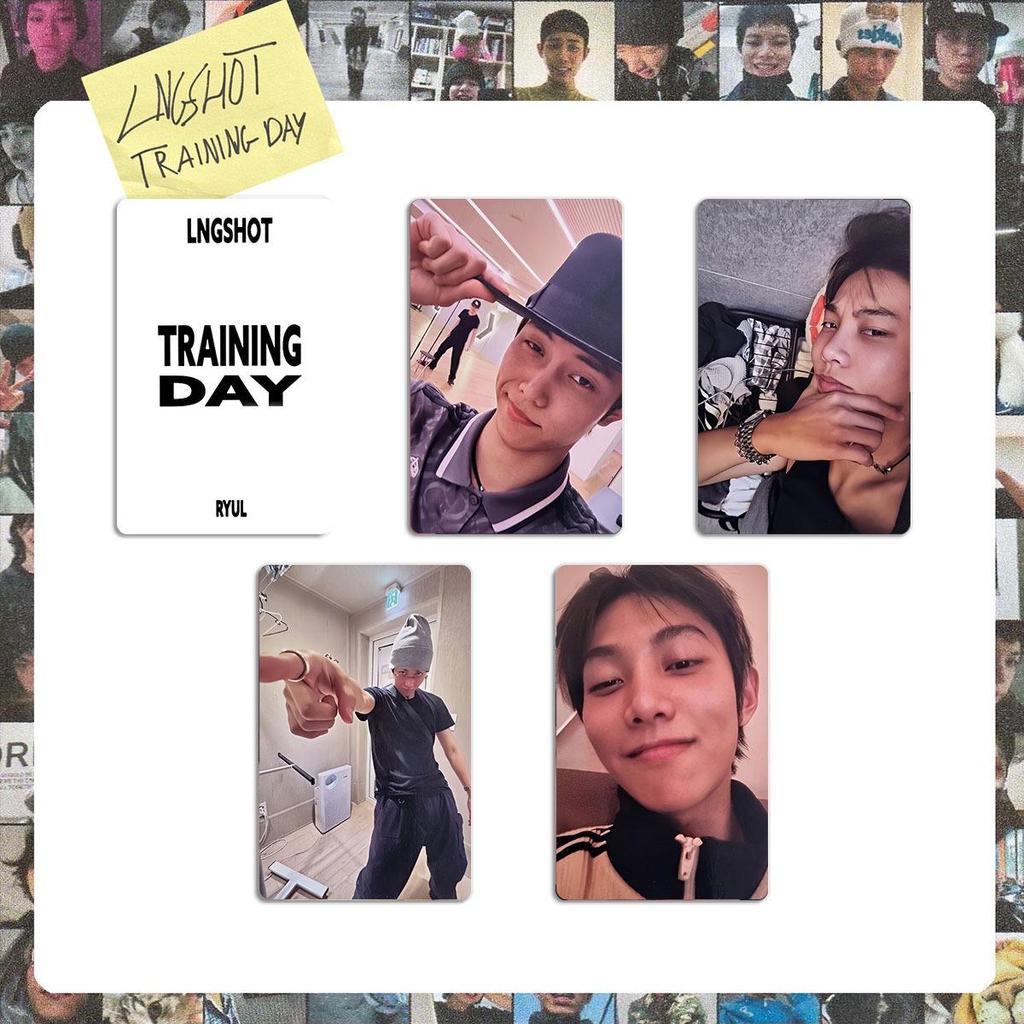LNGSHOT Training Day EP Album Merchandise: Bonus Photocards Featuring Wu Lü Lobster