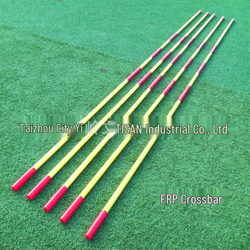 WEZHO Fiberglass High Jump Crossbars (5-Pack, 4m)