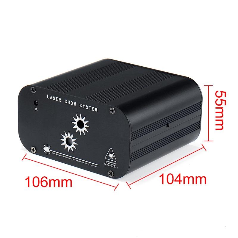 New 48 Modes Sound Activated Party Light 30W Strobes Laser Light RGB LED Stage Light Christmas DJ Club Home KTV Party Bar