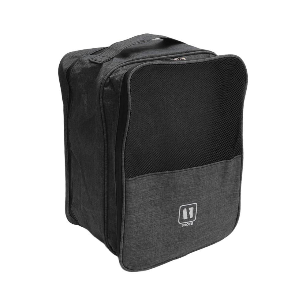 Oxford Fabric Travel Shoe Bag  Travel Business Trip Gym Home Luggage Suitcase Dorm M чёрный