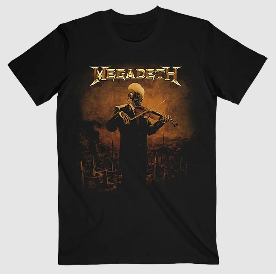 Megadeth Violinist T-Shirt Size S-5XL Reprint Unisex T-Shirt M