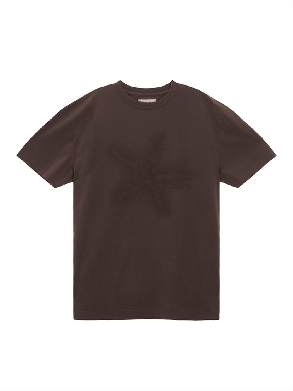 [Matinkim] STARFISH GRAPHIC TOP IN BROWN FREE-BROWN
