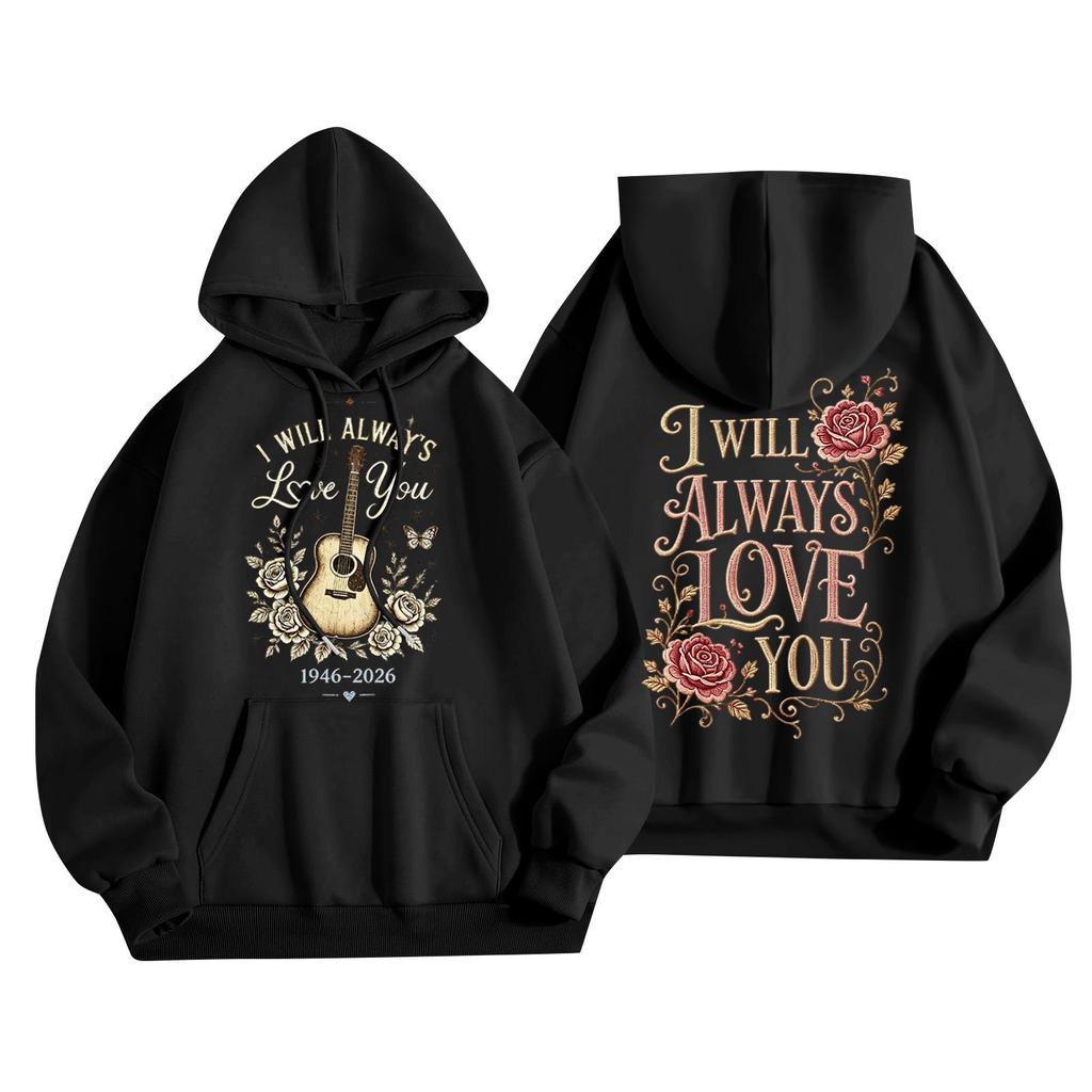 Women's Casual Loose Fit Hoodie with Letter Graphic