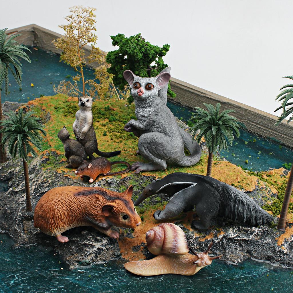 Kinder PVC Hamster Schnecke Gleitbeutler Tier Modell Display Für Bildung Und Sammlung