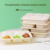 Biodegradable Corn Starch 2-Compartment Takeaway Containers