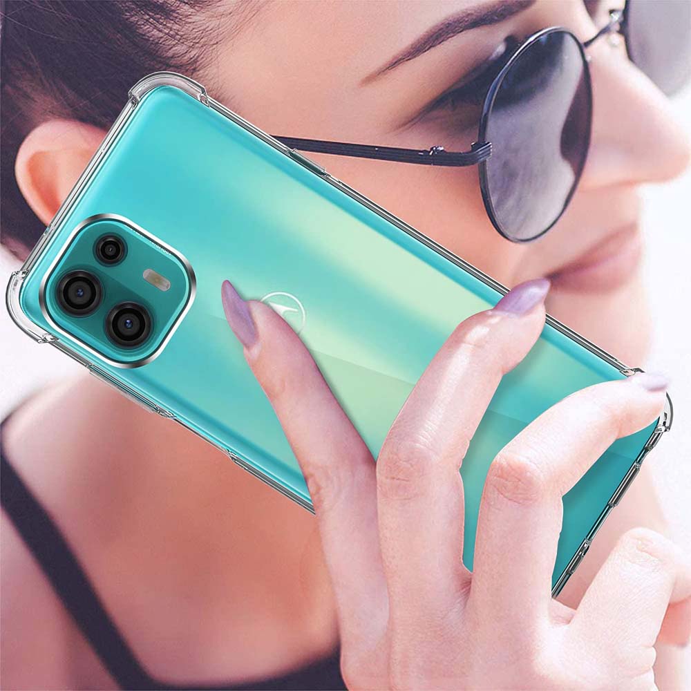Thick Shockproof Clear Case for Motorola MOTO Edge 30 40 50 60 Fusion Edge30 Pro Edge40 Ultra Edge 50 Neo Soft Cover Case
