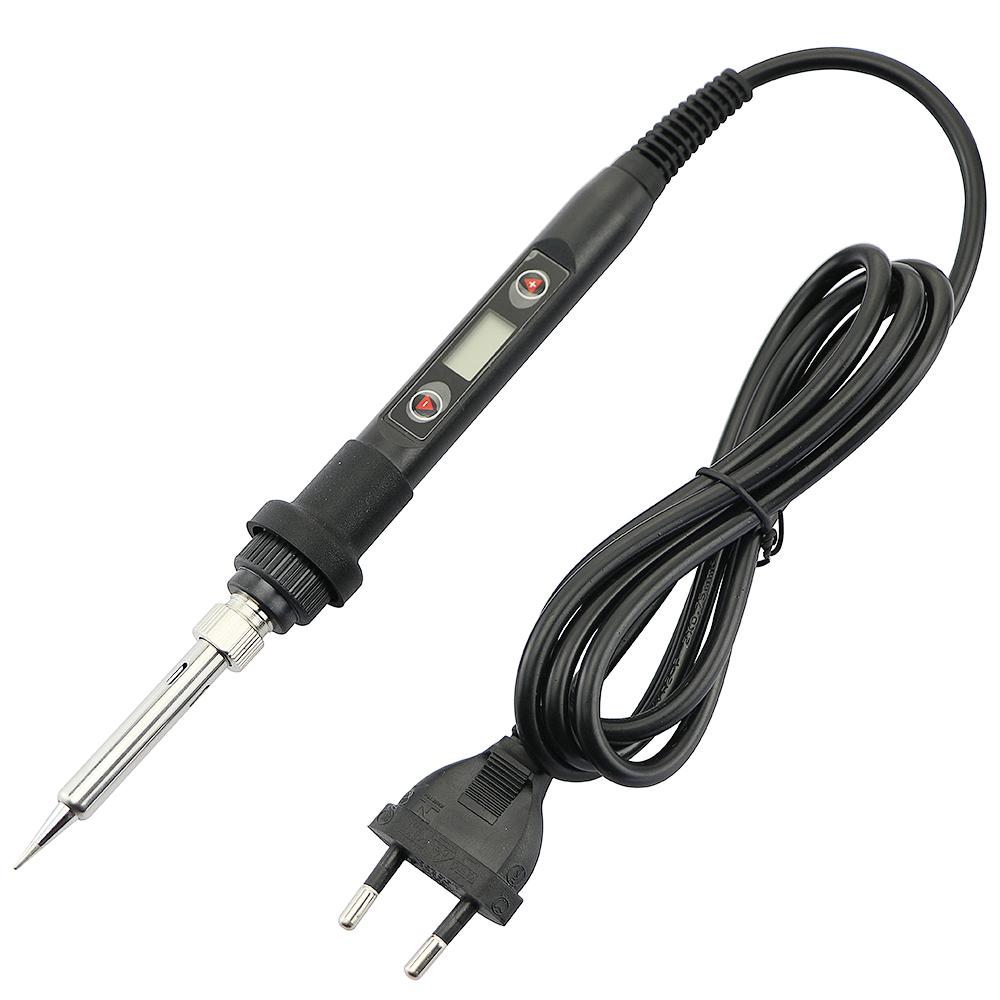 Adjustable Temperature Solder Iron 80W 220V / 110V LCD Electric Soldering Iron Welding Repair Tools