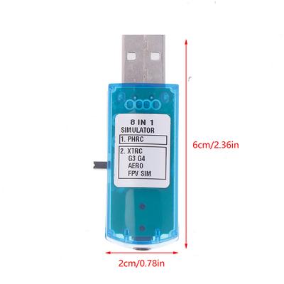 Simulatore di Volo USB 8 in 1 Simulatore di Volo per Computer per Xtr5 Fms G4 Fpv Controller per Aeroplano Elicottero