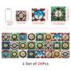 Christmas Tile Decoration Stickers Kitchen Oil-Proof Stickers Bathroom Bedroom Renovation Wall Stickers European Style Self-Adhesive Wall Paper
