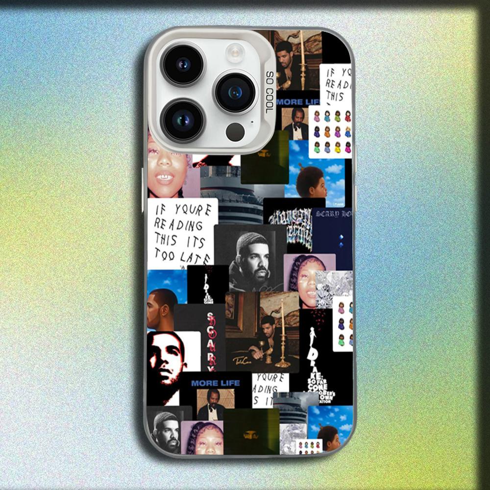 

Funny Singer D-Drake Rapper Phone Case For iPhone 16,15,14,13,12,11,Mini,Pro,SE,MAX White Matte Shockproof Cover iPhone14