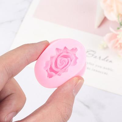 Stampo in Silicone 3D a Forma di Rosa per Fondente, Decorazione Torta, Cioccolato, Biscotti