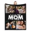 Custom Blanket With Your Own Photos Personalized Throw Blankets For Mom Mothers Day Gifts Birthday Present From Family
