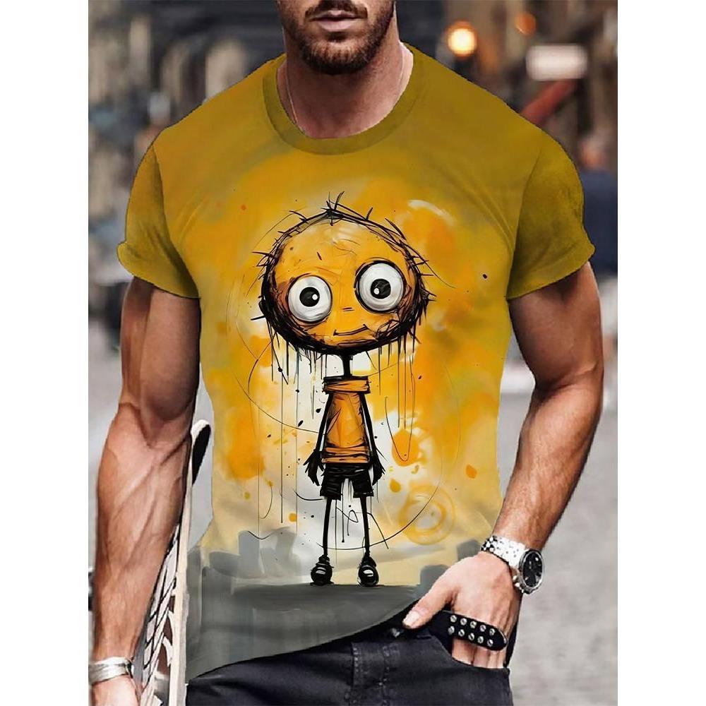 3D funny and fun short sleeved T-shirt