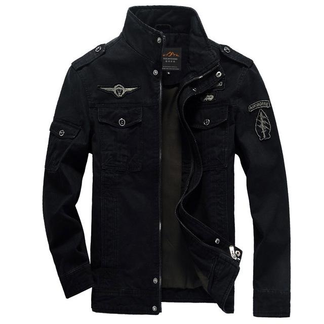New  Casual Army Military Jacket Men Plus Size M-6XL Jaqueta Masculina Air Force One Spring & Autumn Cargo Mens Jackets Coat
