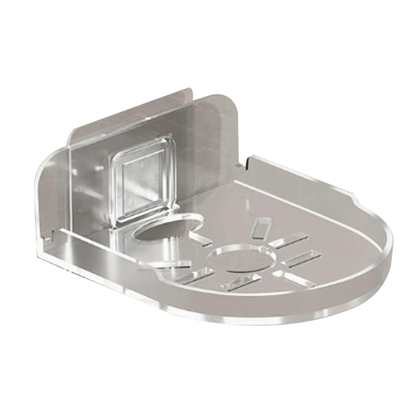 

Adhesive Wall Mount Camera Stand No Drilling Camera Bracket Holder Indoor Outdoor Security Camera Self for Home Office прозорий