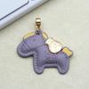 Instant Money Cartoon Pony Pendant Keychain for Couples
