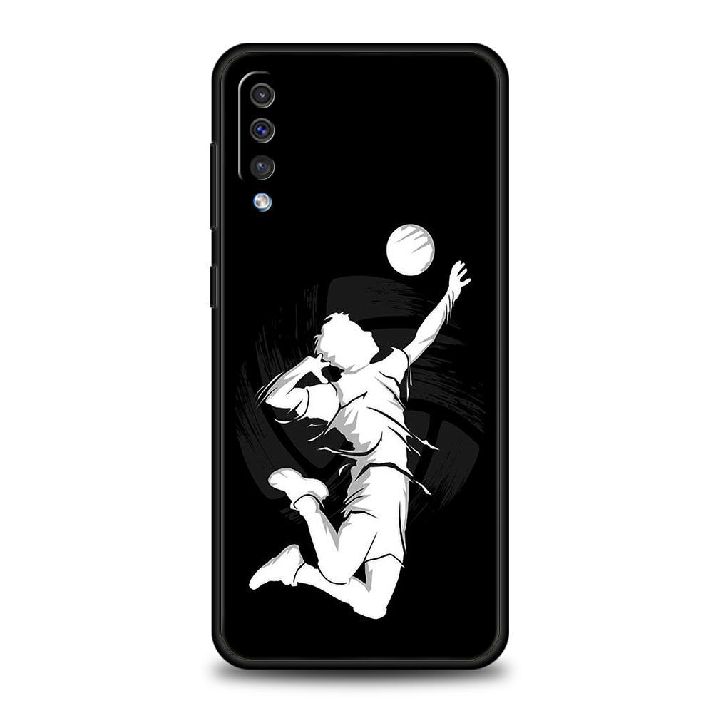 Phone Case For Samsung A24 A12 A14 A32 A50 A70 A20E A20S A10S A22 A30 A40 A34 A54 A42 A52 5G A02S A04s Soft Cover Handball Sport