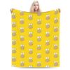 Funny S-Simpsons Cartoon Warm Cozy Blanket  Print Camping Bedding Throws Outdoor Flannel Bedspread Sofa Bed Cover