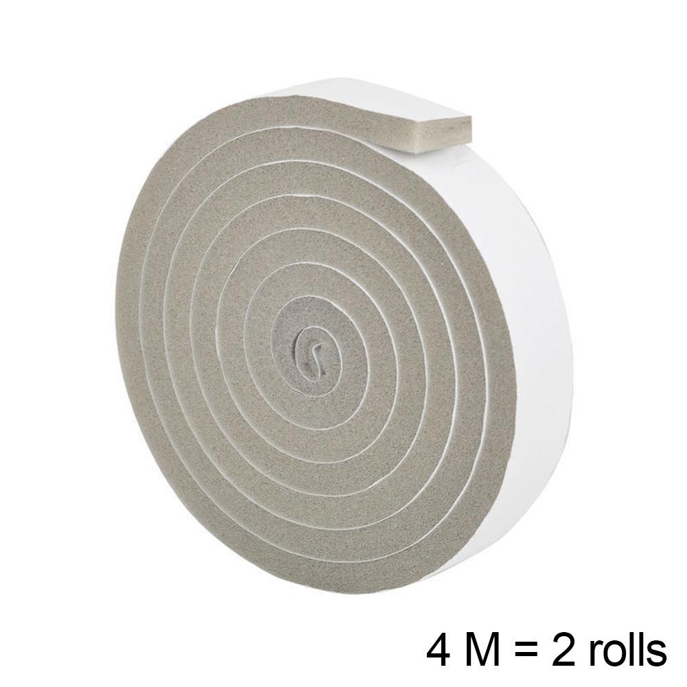 2M Wearable Sliding Window Weather Strip Soundproofing Foam Door Bottom Seal Tape Dustproof Self Adhesive Window Gap Hardware