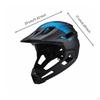 Full Cover Mountain Bike Helmet Rough Terrain Riding Detachable Chin Guard Impact Protection
