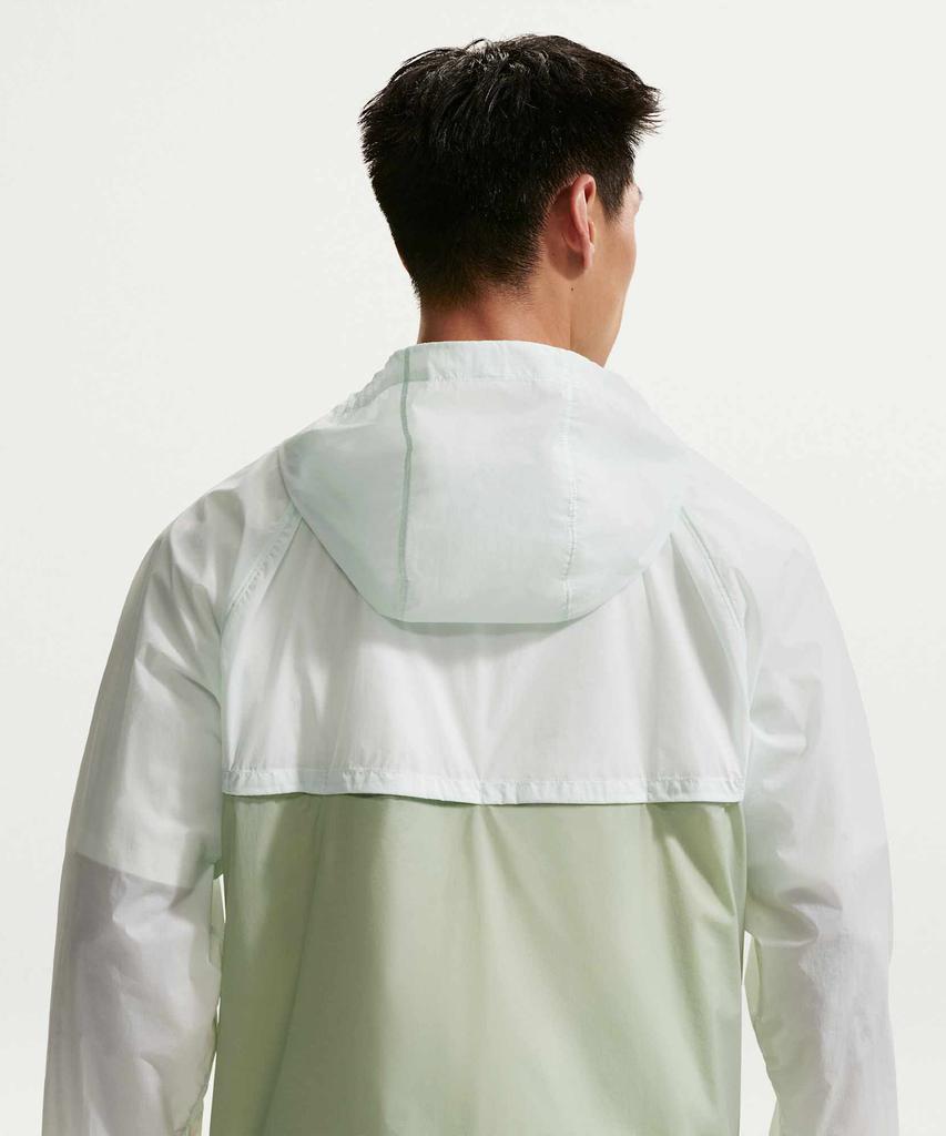 Nike Windrunner Unlined Full-Zip Uv Jacket M - Barely Green:Jade Horizon:White / Io9628-394