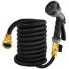 Sky Head Expandable Hose Set: High-Pressure 3x Hose & 8-Function Water Gun for Car Washes & Garden Watering
