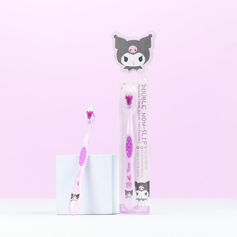 [Sanrio] Kuromi Double Non-Slip Junior Color Toothbrush Single product