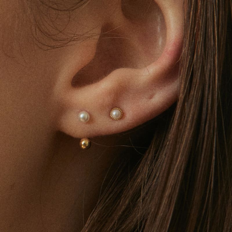 MCCOII 14k Petit Pearl earring(1EA)