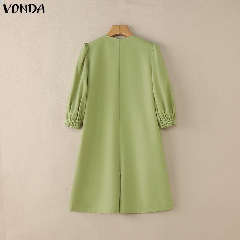 VONDA Summer Women Casual V Collar Half Sleeve Lace Crochet Patchwork Jumpsuits