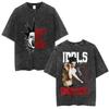 Yungblud IDOLS Album Tour  T Shirts Men Women Clothing Washed Vintage Short Sleeve Tshirts Oversized Casual Cotton Tshirt