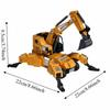 Zinc Zinc Alloy Material Transformable Engineering Vehicle Toys  Children Toy Gifts