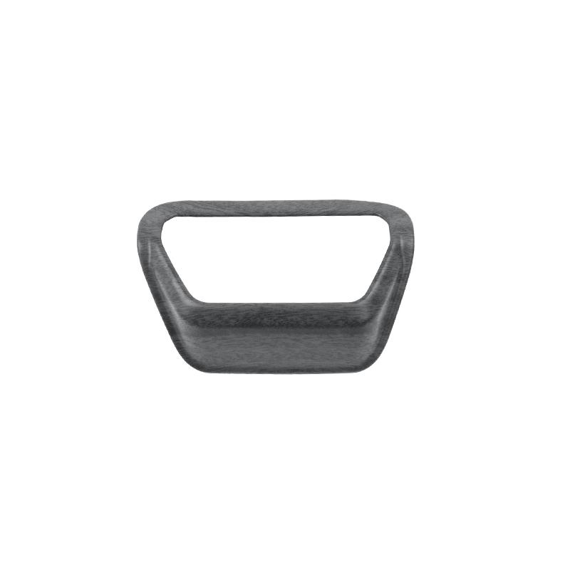 For Kia EV9 LHD Car Interior Carbon Fiber Wood Grain Black Headlight Parking Trunk Opener Button Cover Trim