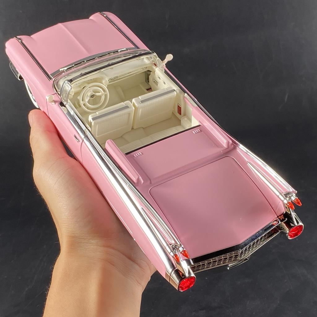 1:24 Cadillac Eldorado Biarritz 1959 Series 62 Luxury Car Alloy Diecast Model Car Sound & Light Pull Back Collection Hobby Gifts